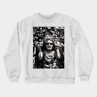 Atlantis baroque sacred sculpture Crewneck Sweatshirt